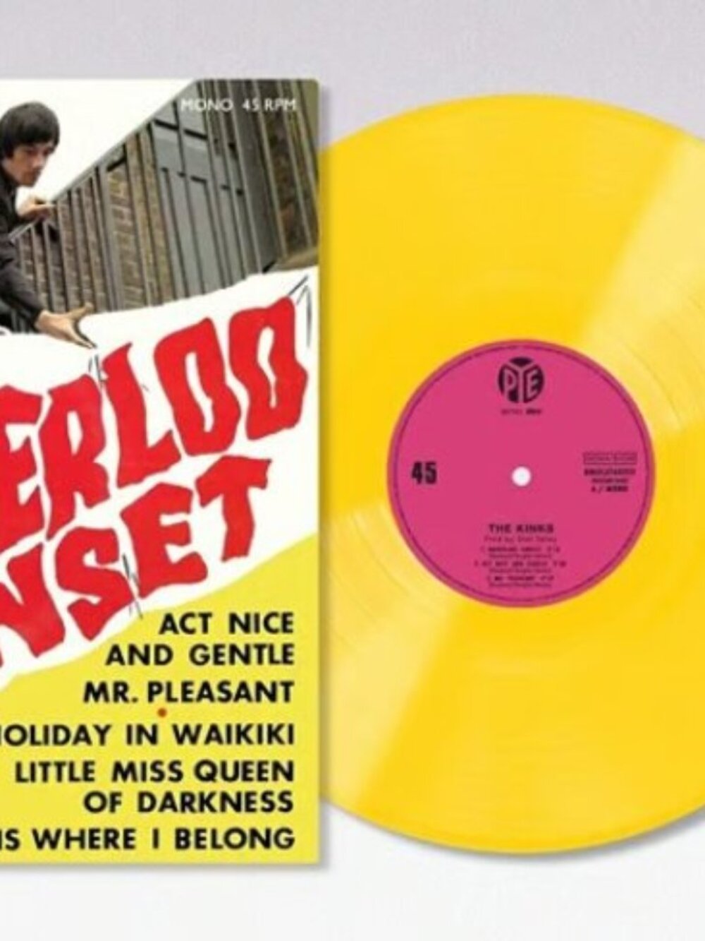 The Kinks Waterloo Sunset EP ~ RSD 2022 ~ Ltd 12" Yellow Vinyl ~ 45 RPM ~Sealed!